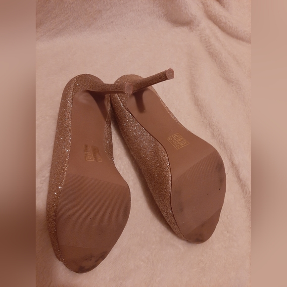 Le Château open toe glitter high heels - Picture 6 of 6